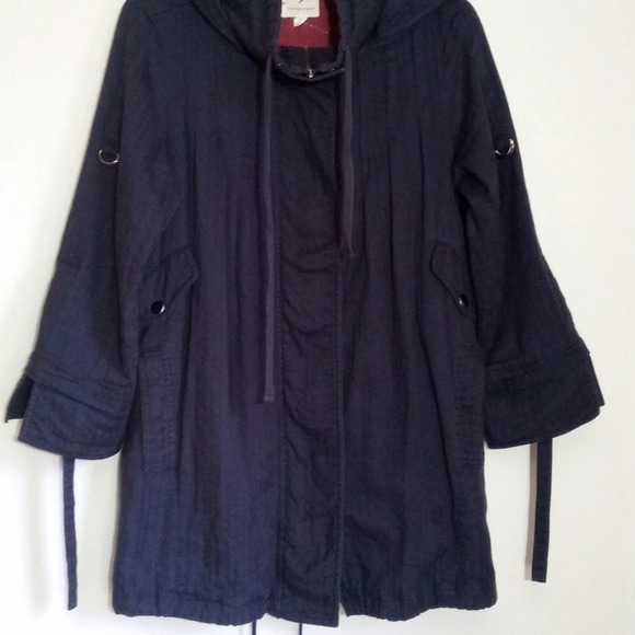 Forever 21 blue lined utility jacket women's size medium - Picture 2 of 15
